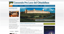 Desktop Screenshot of consorziodelcittadellese.org